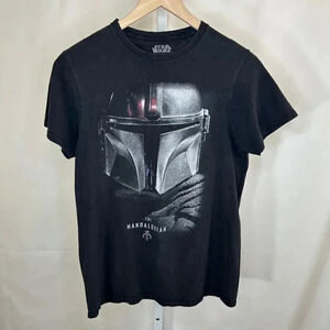 2/$30 Star Wars The Mandalorian Size Small Short Sleeve Black T-shirt